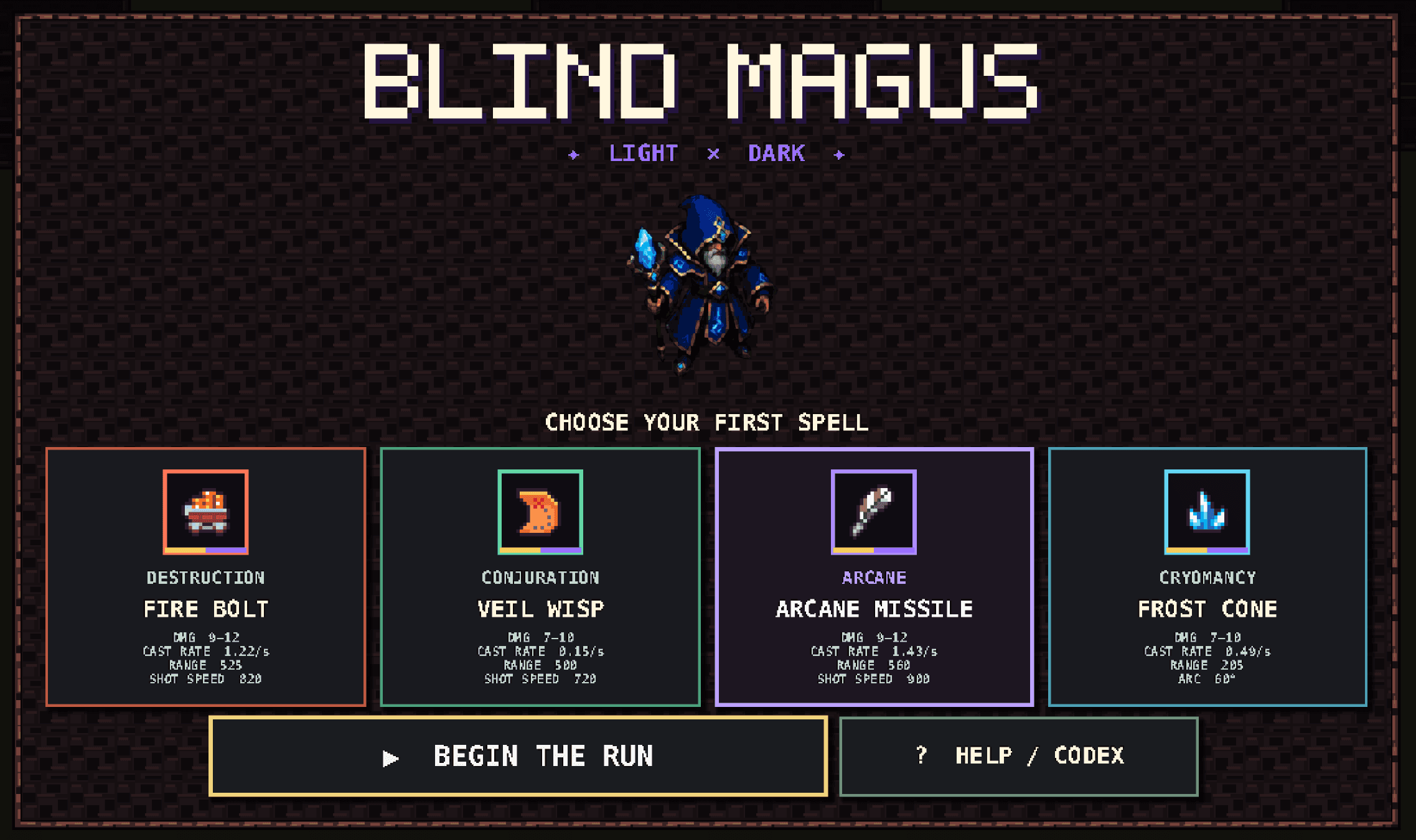 Blind Magus project screenshot